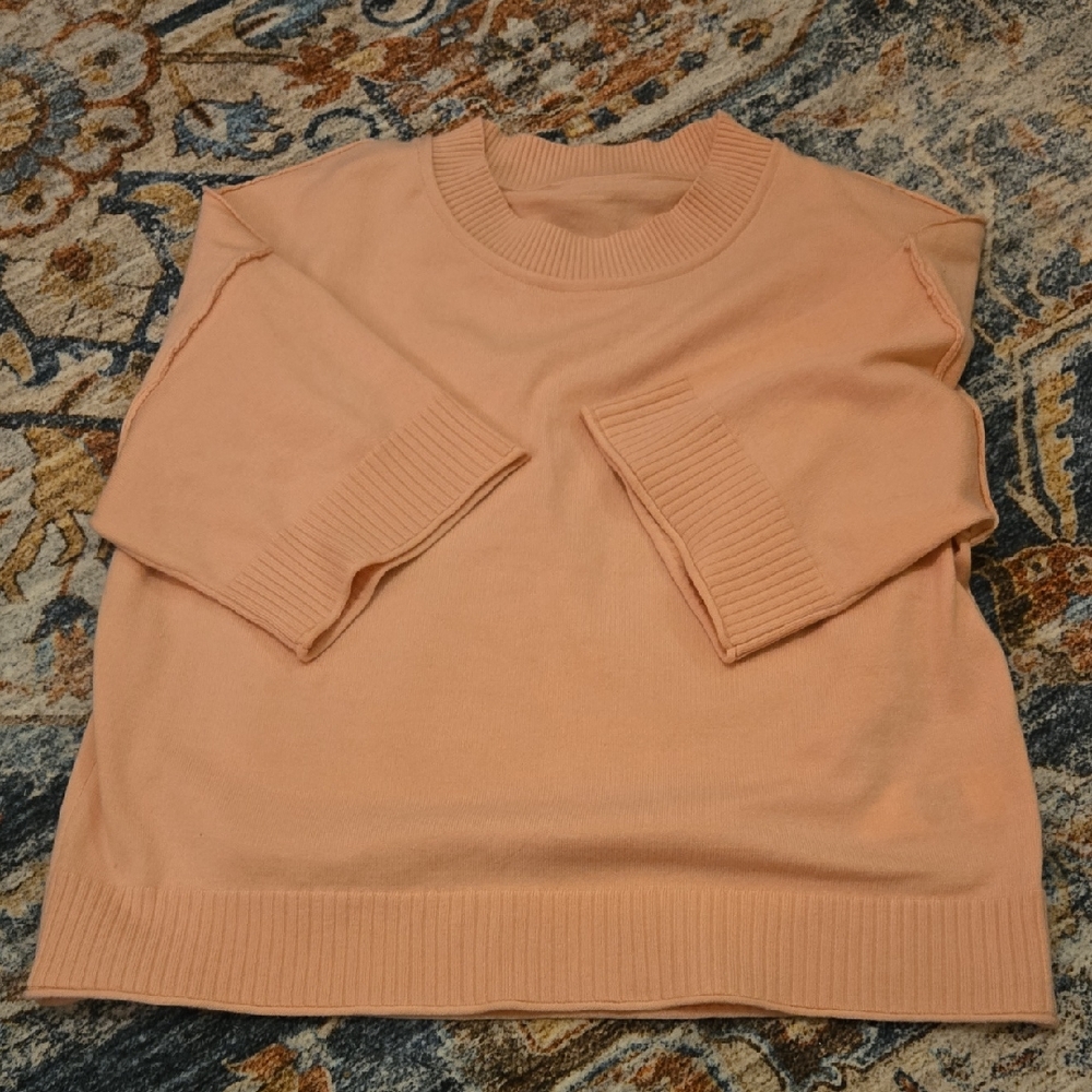 Peach Knit Sweater
